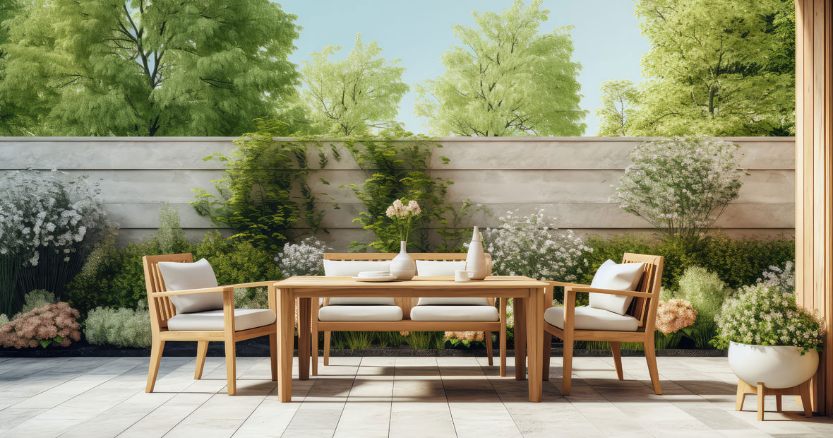 Bancs de jardin en bois